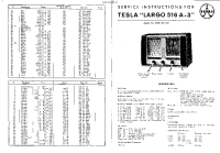 Tesla 516a - Navod k udrzbe 
